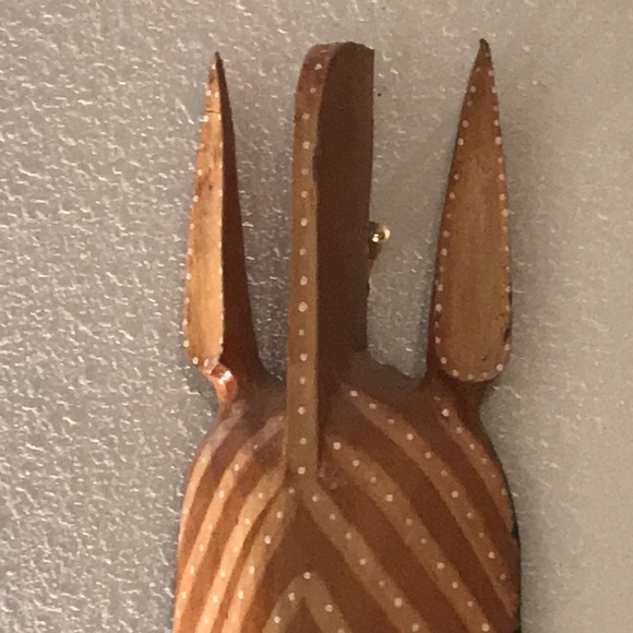 40” Tall Wood Wall Mask Horse Deco Safari Sculpture - Picture 6 of 6